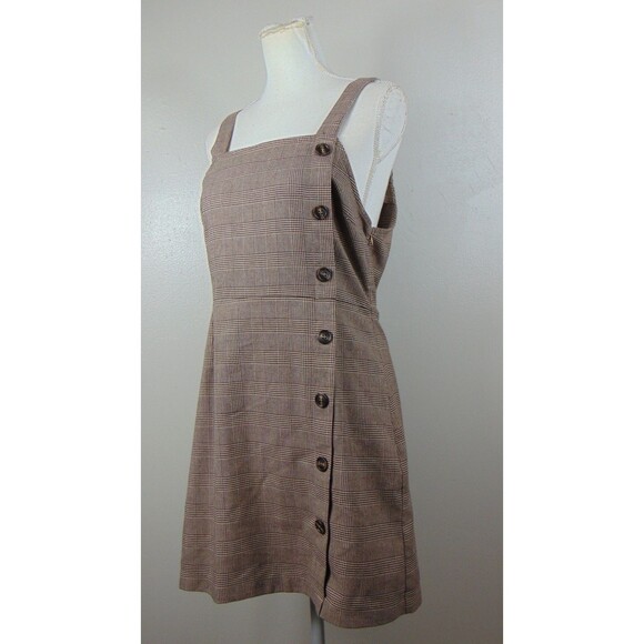 Mixed Threads Los Angeles Academia Plaid Dress Pinafore 90's Y2k Grunge Preppy - Picture 4 of 8